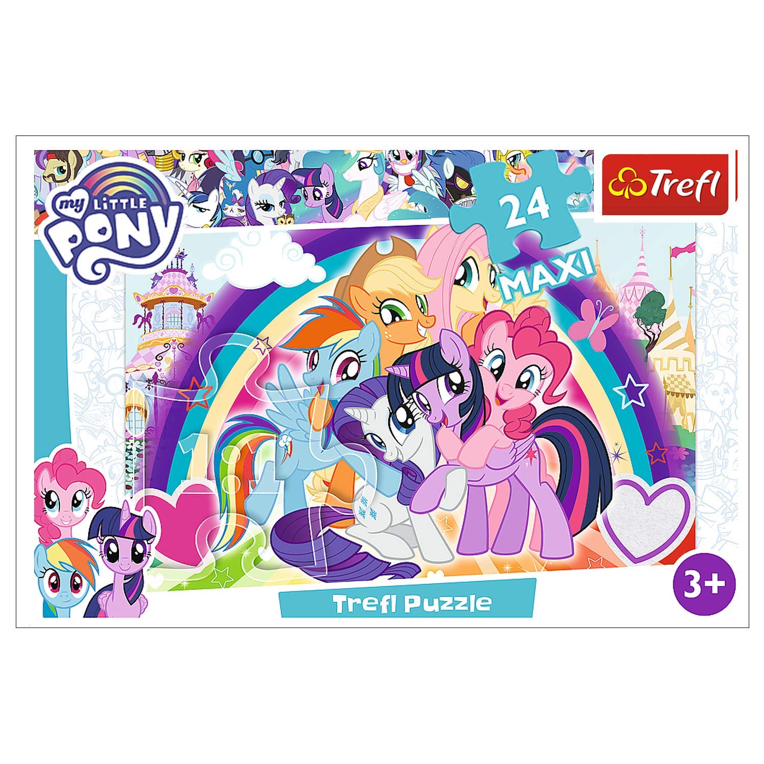 trefl-red-poneys-puzzle-24-pi-ces-maxi-3-ans image 1