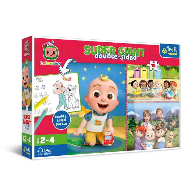 trefl-baby-primo-puzzle-cocomelon-super-giant-15-pi-ces image 1