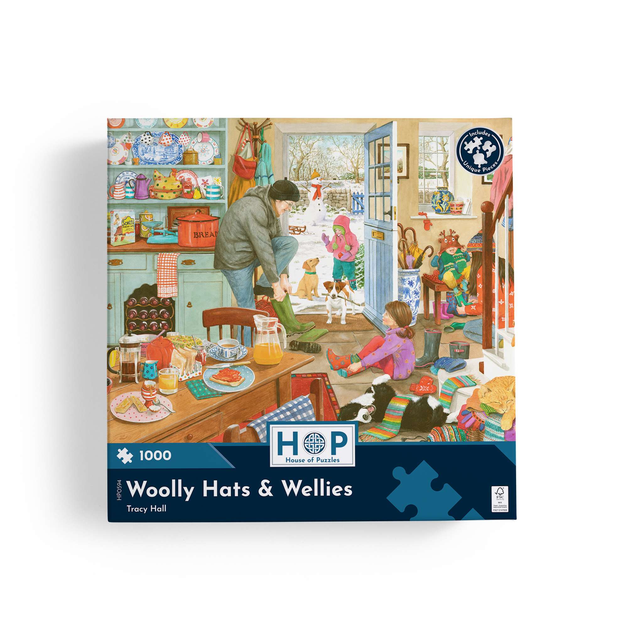 house-of-puzzles-woolly-hats-wellies-puzzle-1000-pi-ces image 4