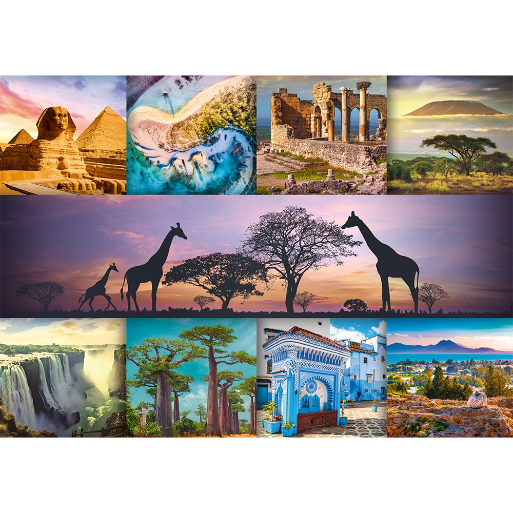 trefl-red-collage-afrique-puzzle-1000-pieces-sphinx image 2