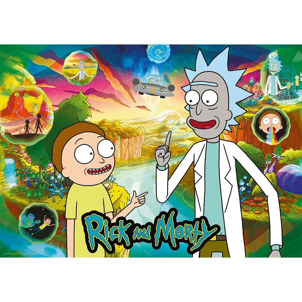 trefl-premium-plus-rick-morty-puzzle-1000-pi-ces-s-rie-tv image 2