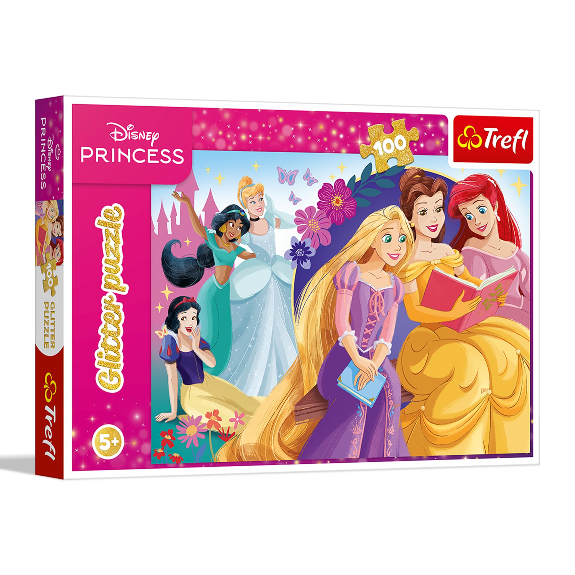 trefl-red-disney-princess-puzzle-100-pi-ces-paillet-5-ans image 1
