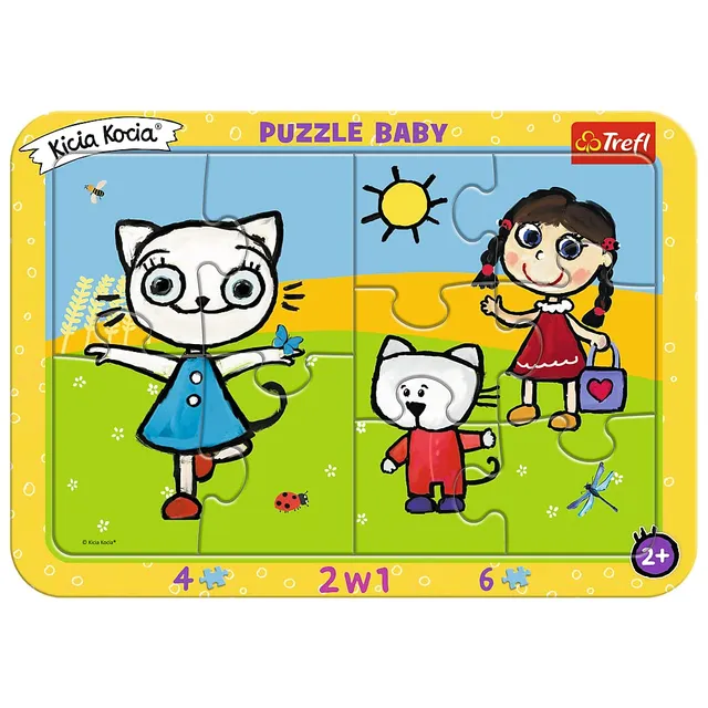 trefl-baby-kicia-kocia-puzzle-cadre-4-6-pi-ces-2-ans image 1
