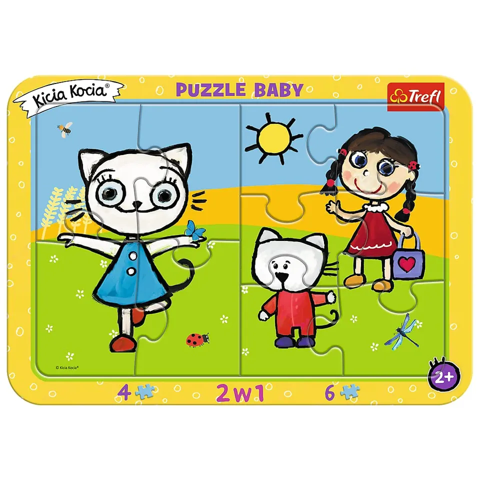 trefl-baby-kicia-kocia-puzzle-cadre-4-6-pi-ces-2-ans image 1