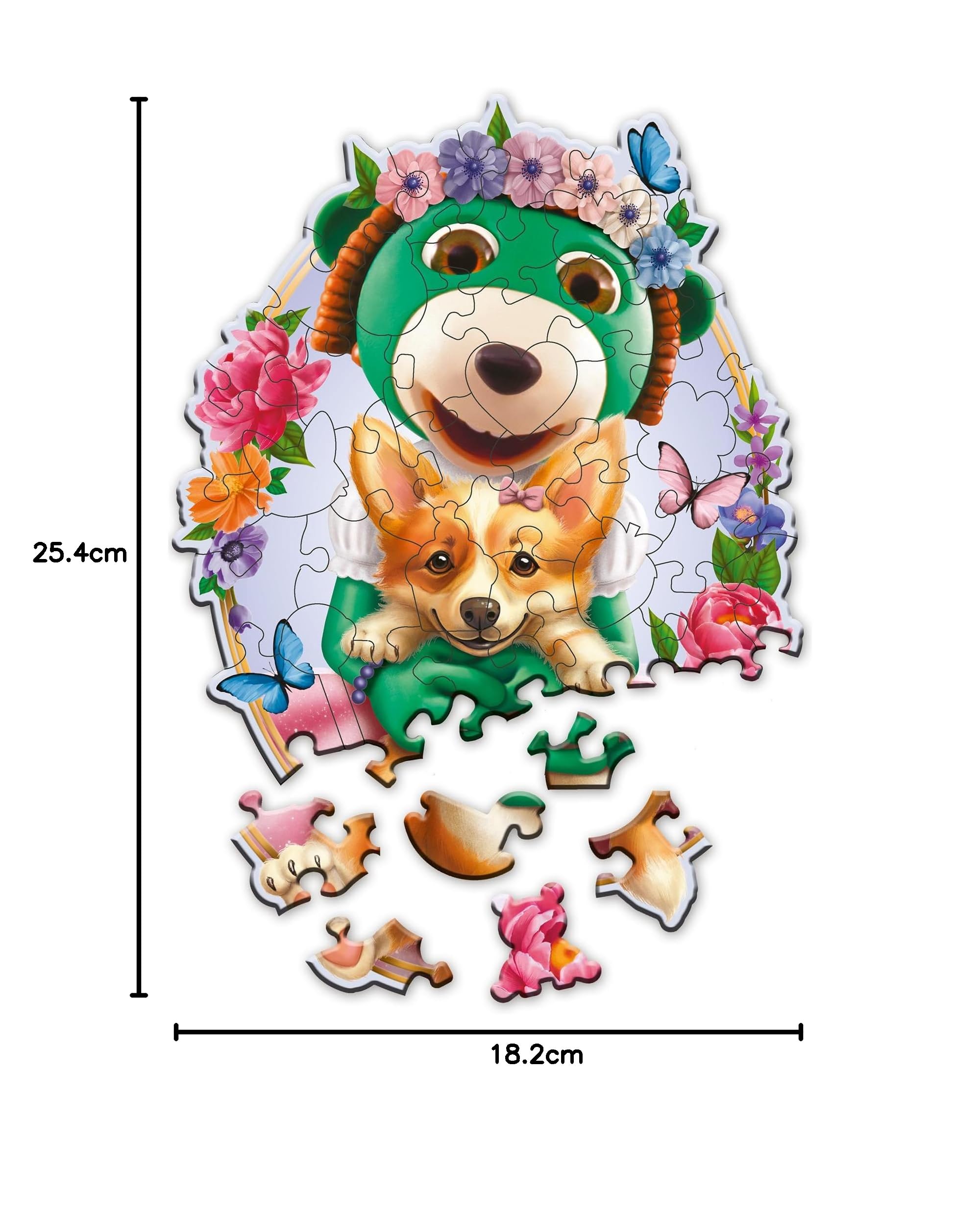 trefl-wood-craft-junior-puzzle-bois-50-pi-ces-trefliki-5-ans image 8