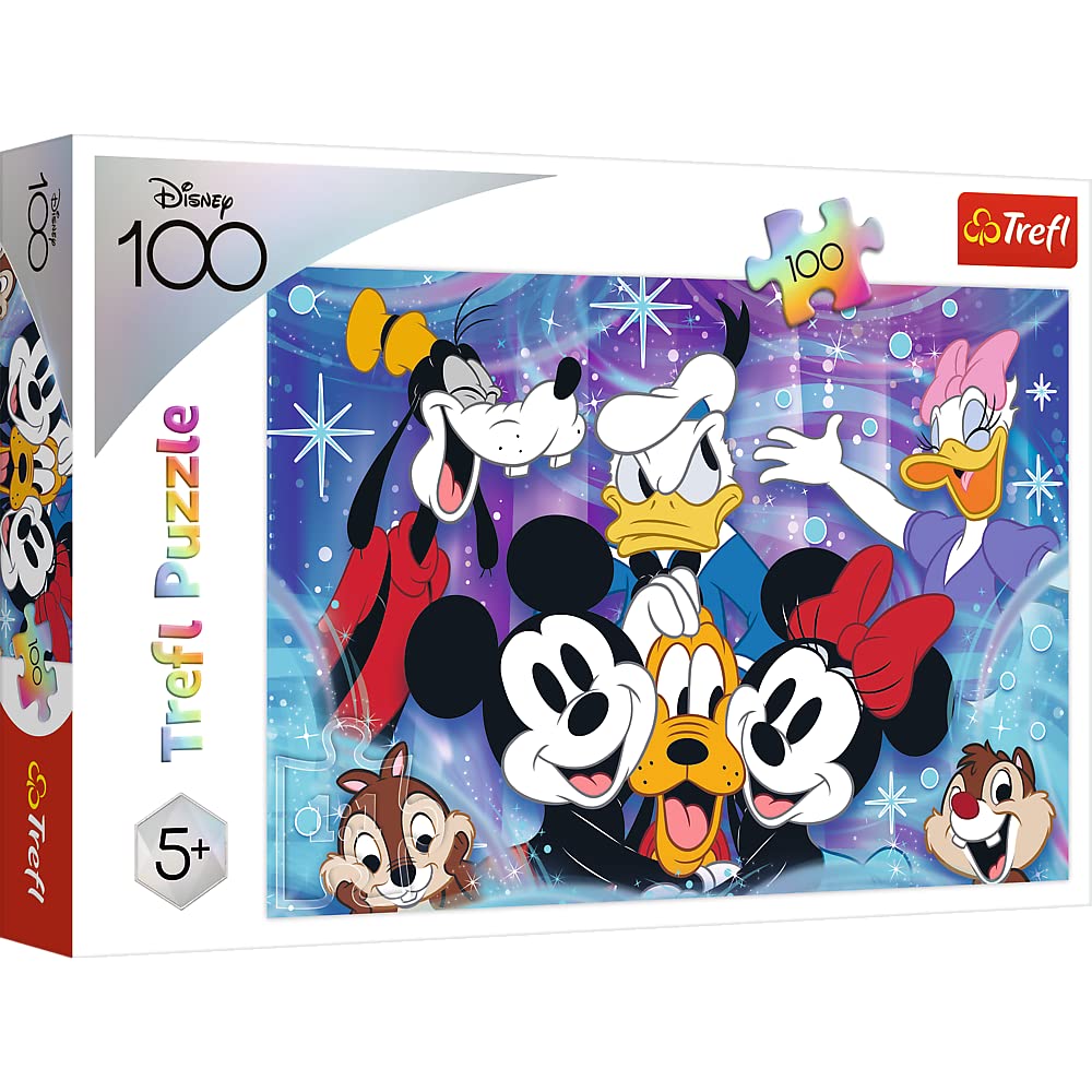 trefl-red-disney-world-puzzle-100-pi-ces-mickey-5-ans image 1