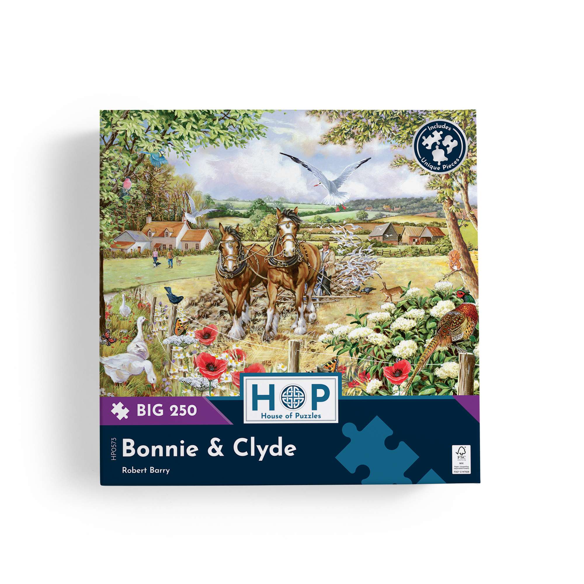 house-of-puzzles-big-250-bonnie-clyde-puzzle-250-pi-ces-ferme image 4