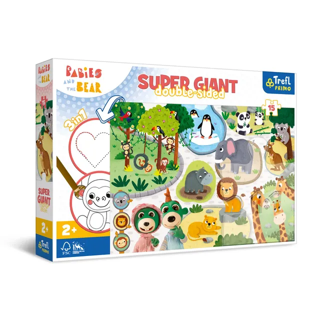 trefl-primo-b-b-la-ferme-puzzle-15-pi-ces-3-en-1-d-s-2-ans image 1