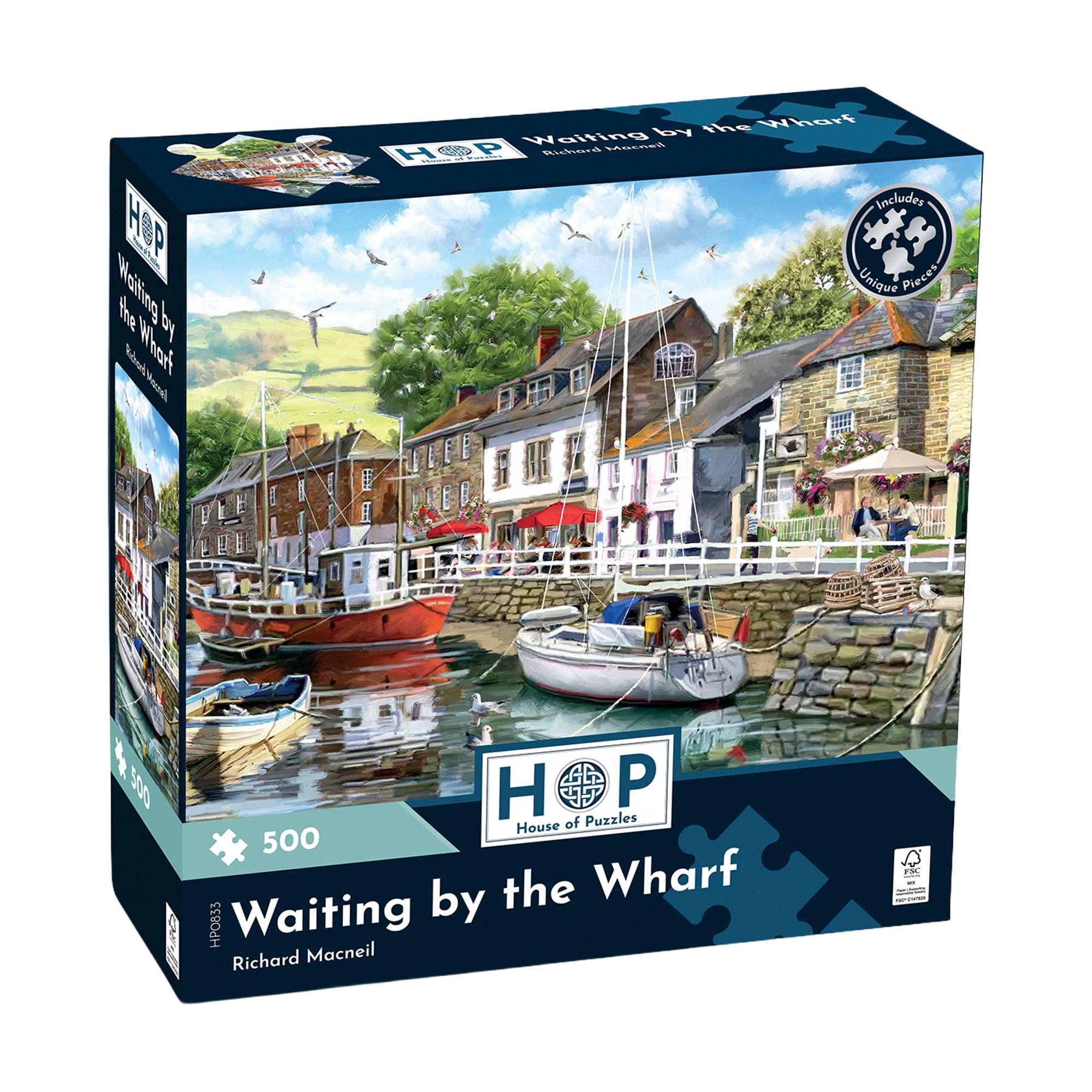house-of-puzzles-waiting-by-the-wharf-500-puzzle-500-pi-ces-bord-de-mer image 1