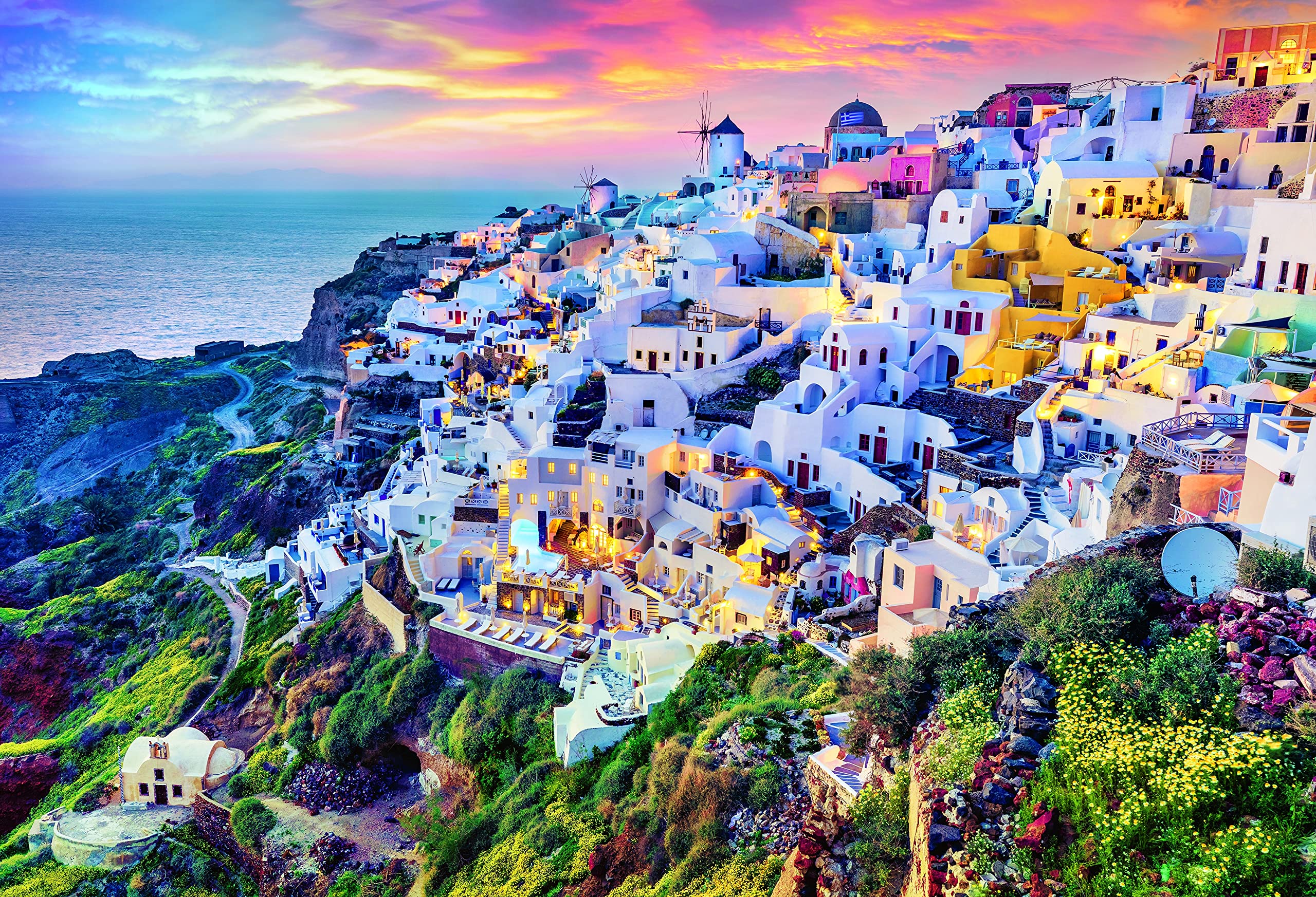 trefl-26182-santorin-set-puzzle-1500-pi-ces-colle image 2