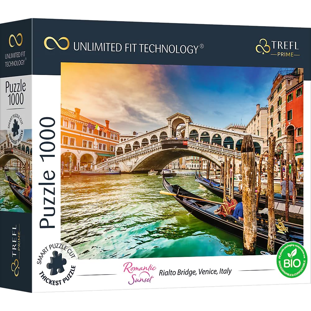 trefl-prime-10692-romantic-sunset-venise-puzzle-1000-pi-ces image 1
