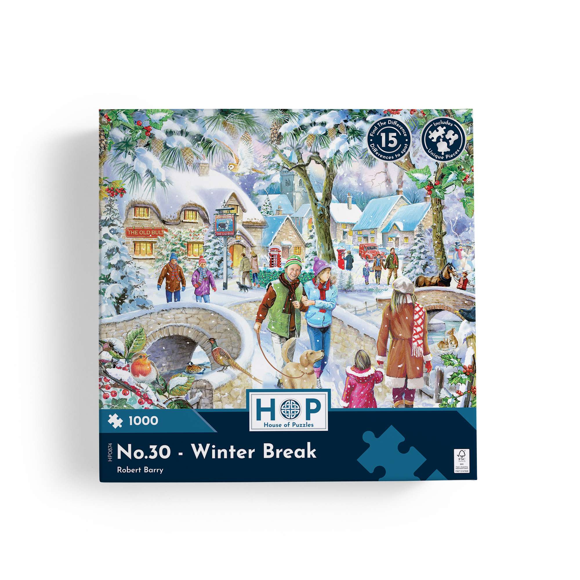 house-of-puzzles-no-30-winter-break-puzzle-1000-pi-ces-hiver image 3