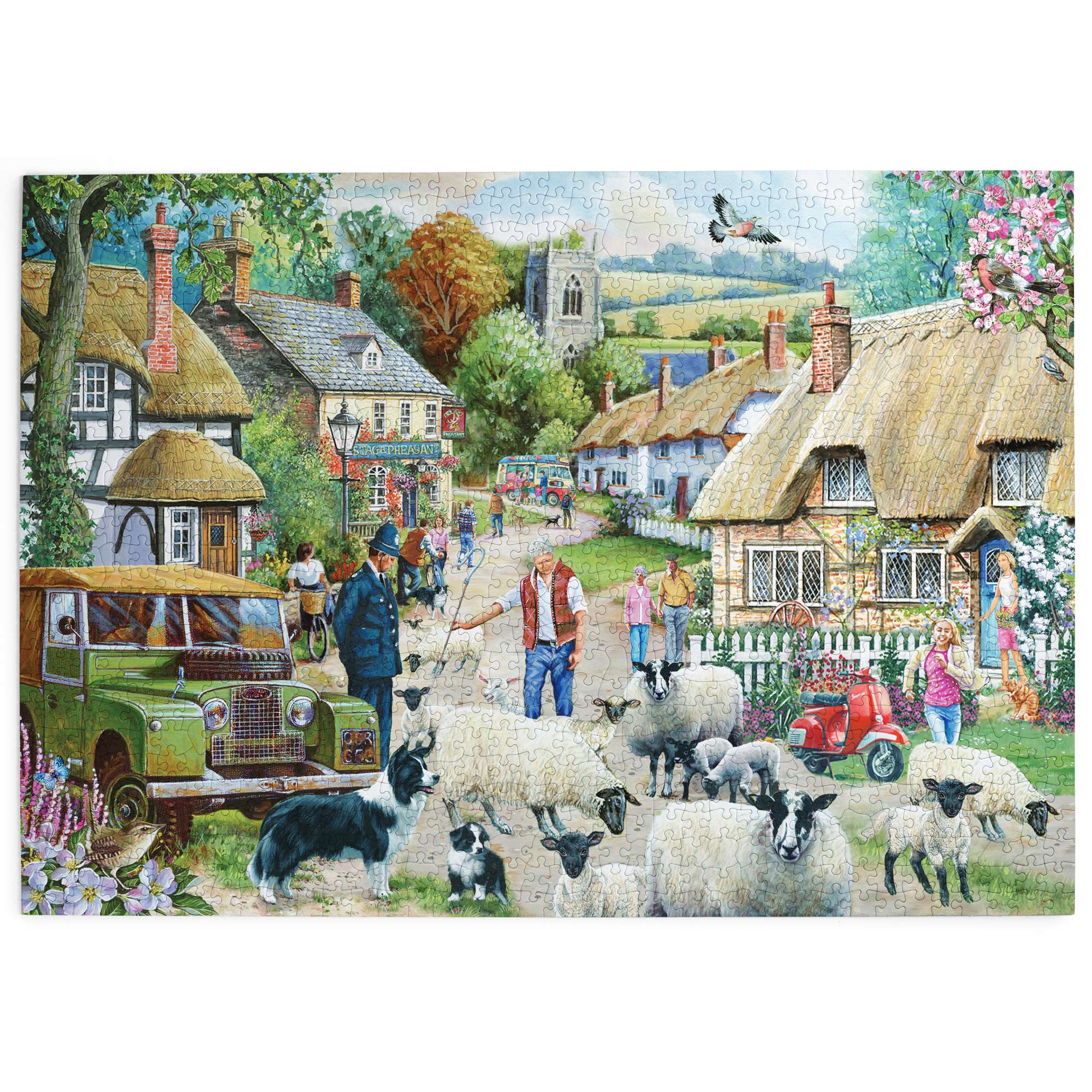 house-of-puzzles-where-are-ewe-going-puzzle-1000-pi-ces-moutons image 2