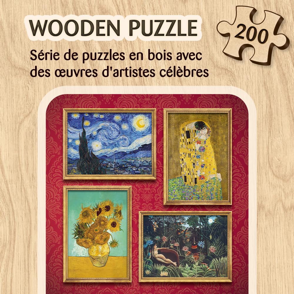 trefl-wood-craft-le-baiser-klimt-puzzle-bois-200-pi-ces image 6