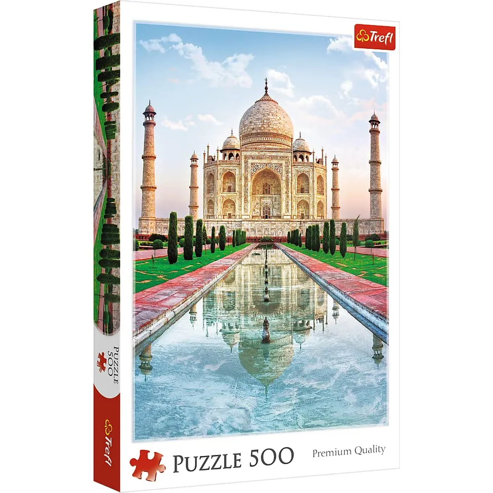 trefl-red-taj-mahal-puzzle-500-pi-ces-monument-inde image 1
