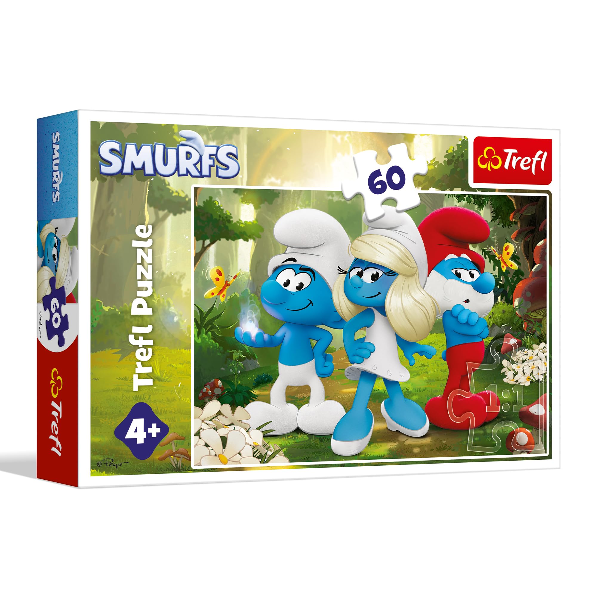 trefl-red-schtroumpfs-for-t-enchant-e-puzzle-60-pi-ces-4-ans image 1