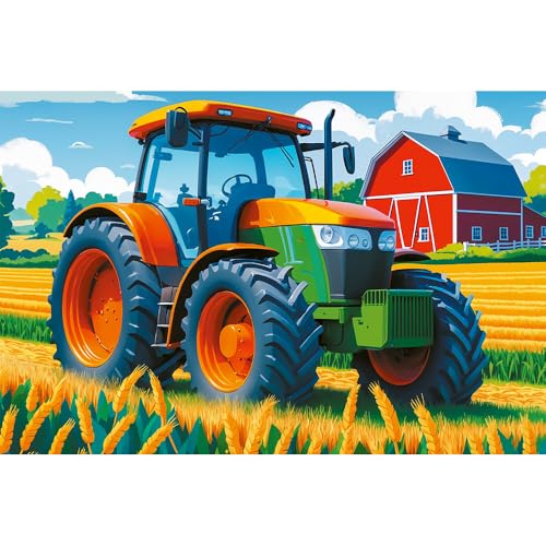 trefl-red-v-hicule-agricole-60-pi-ces-puzzle-enfant-tracteur image 8