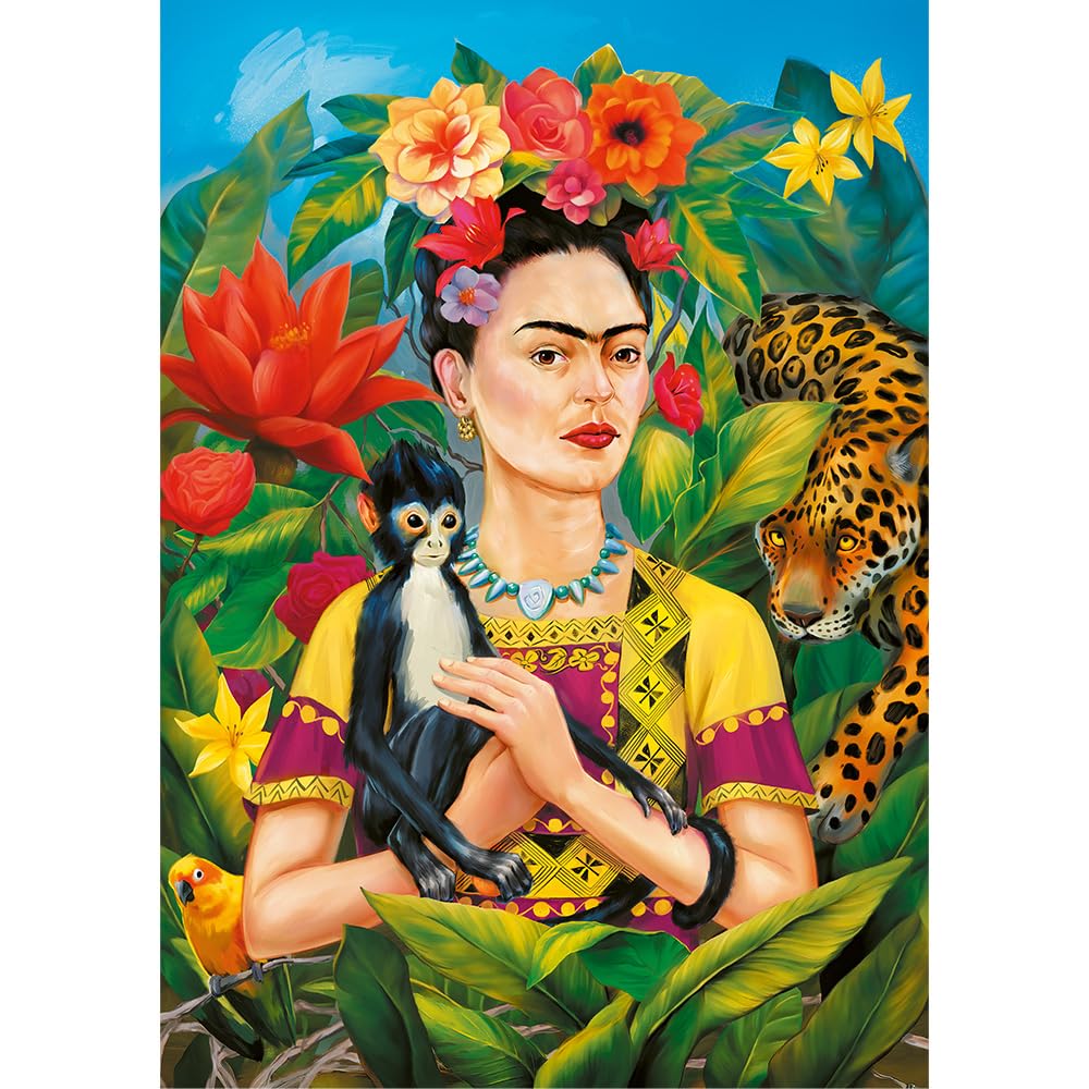trefl-premium-plus-frida-kahlo-puzzle-1000-pi-ces-jungle image 2
