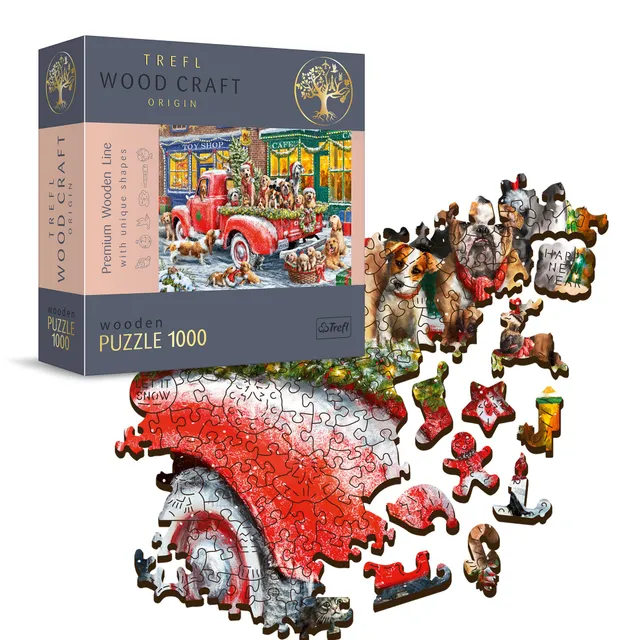 trefl-wood-craft-les-aides-du-p-re-no-l-puzzle-bois-1000 image 1
