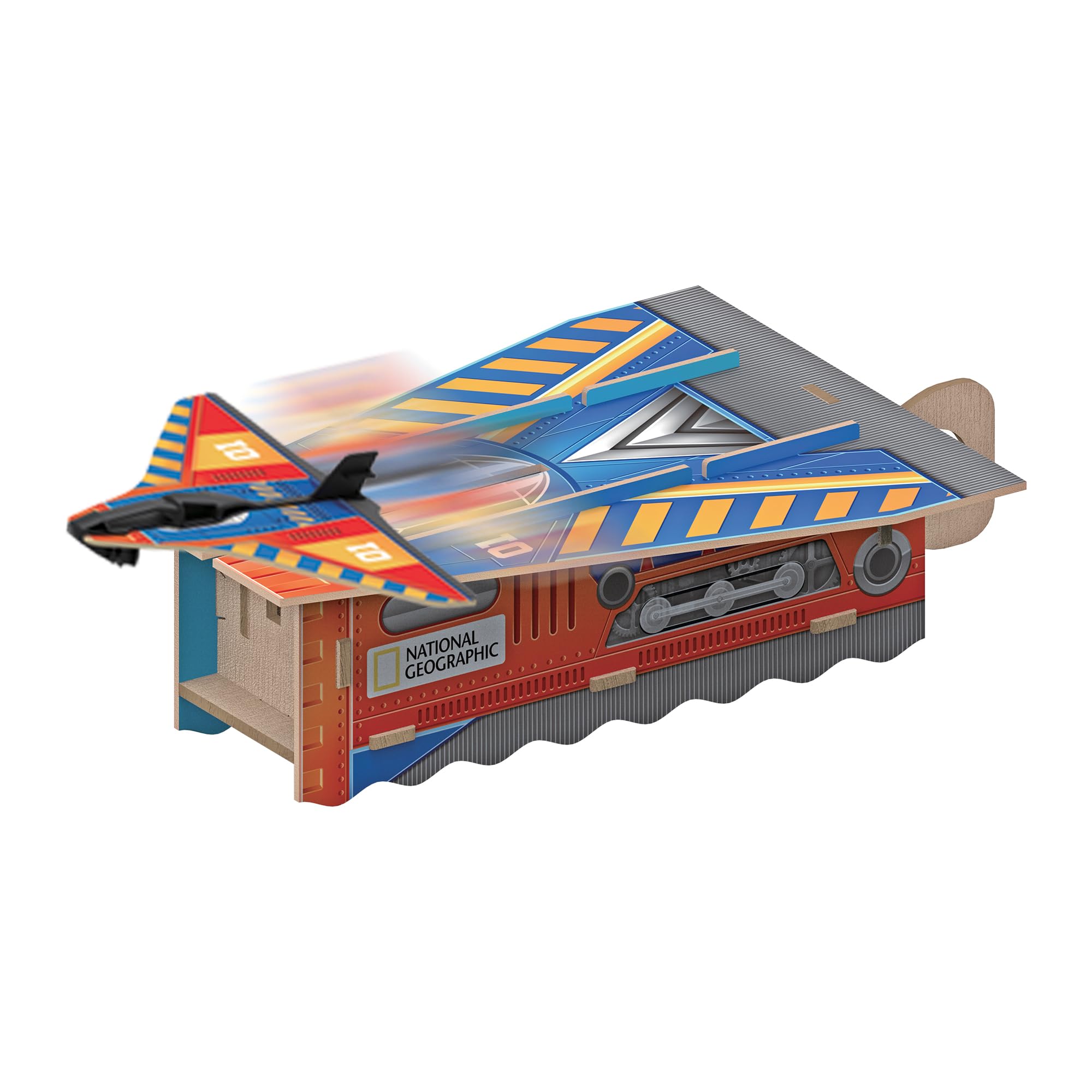 explora-maquettes-3d-lanceur-d-avion-jeu-65-pi-ces-8-ans image 6