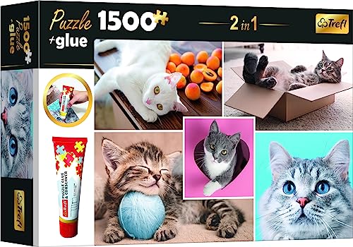trefl-26180-beaux-chats-set-puzzle-colle-2-en-1 image 8