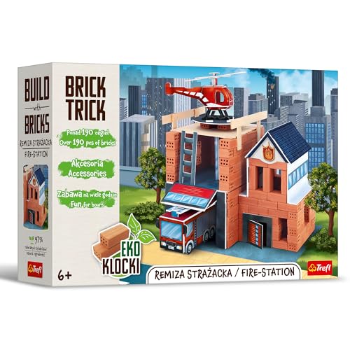 trefl-red-brick-trick-caserne-pompiers-kit-190-briques-6-ans image 8