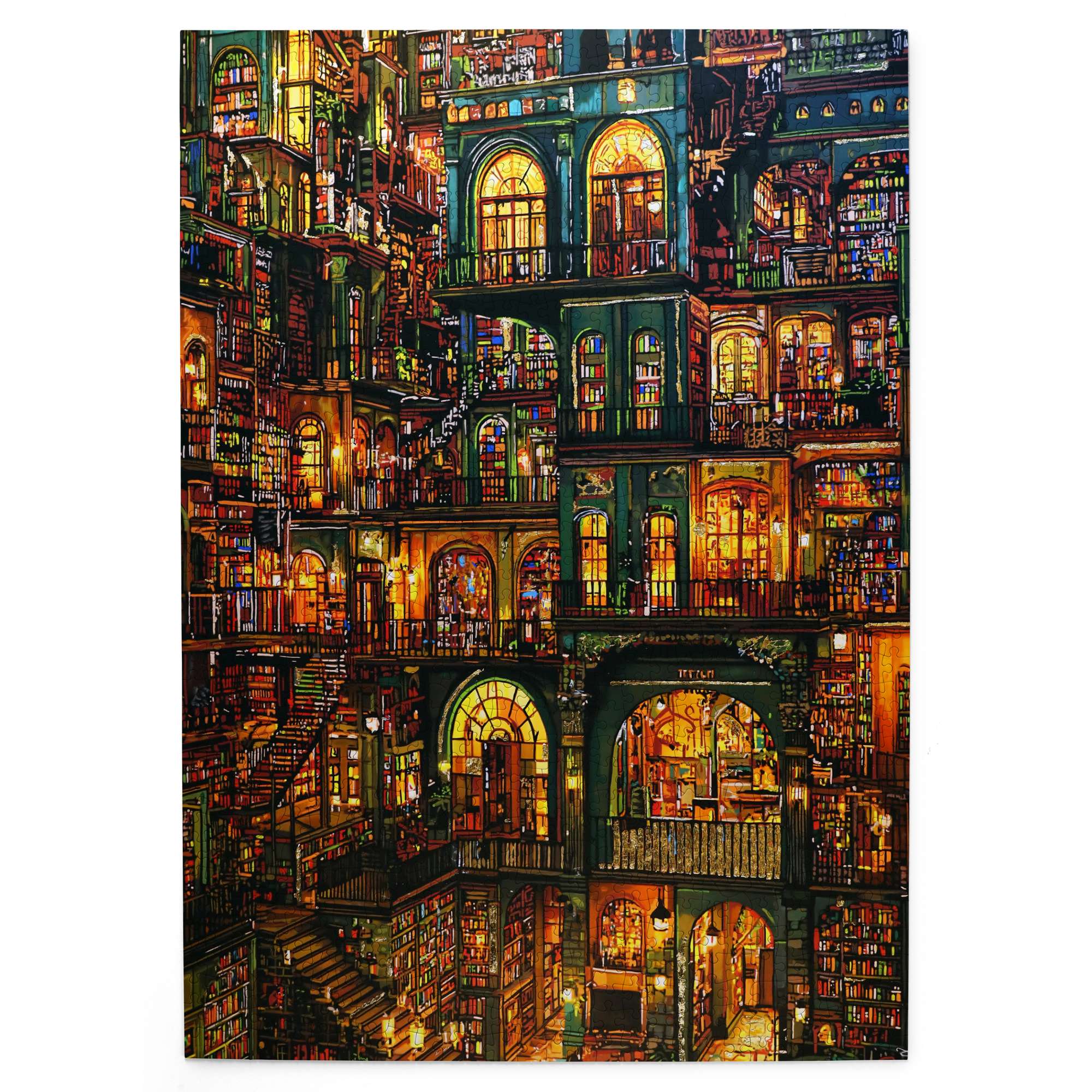 house-of-puzzles-untold-stories-puzzle-1000-pi-ces-biblioth-que image 2