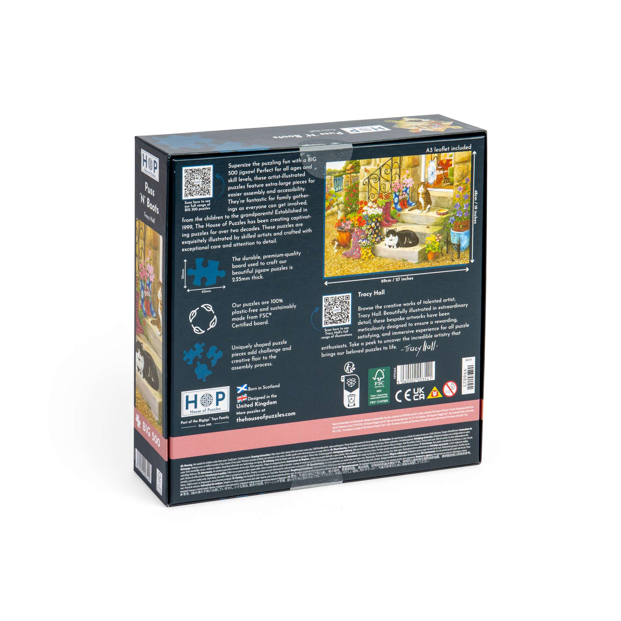 house-of-puzzles-big-500-puss-n-boots-puzzle-500-pi-ces-chat image 3