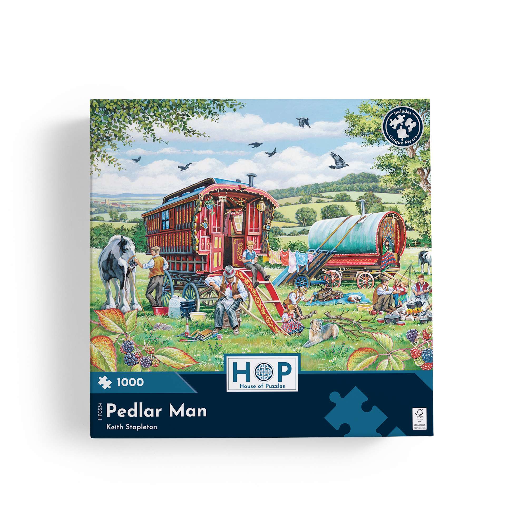 house-of-puzzles-1000-pedlar-man-puzzle-1000-pi-ces-keith-stapleton image 4