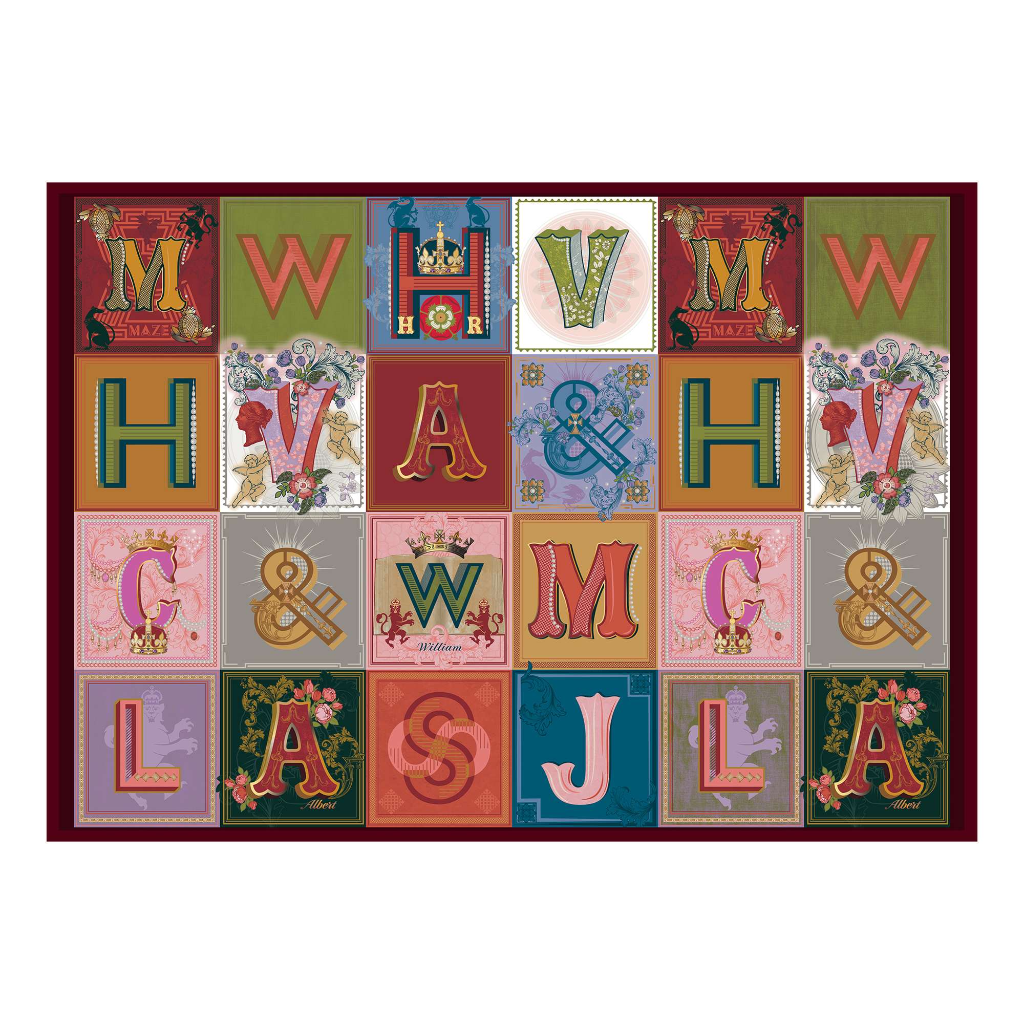 house-of-puzzles-puzzle-royal-monograms-1000-pi-ces-histoire image 2