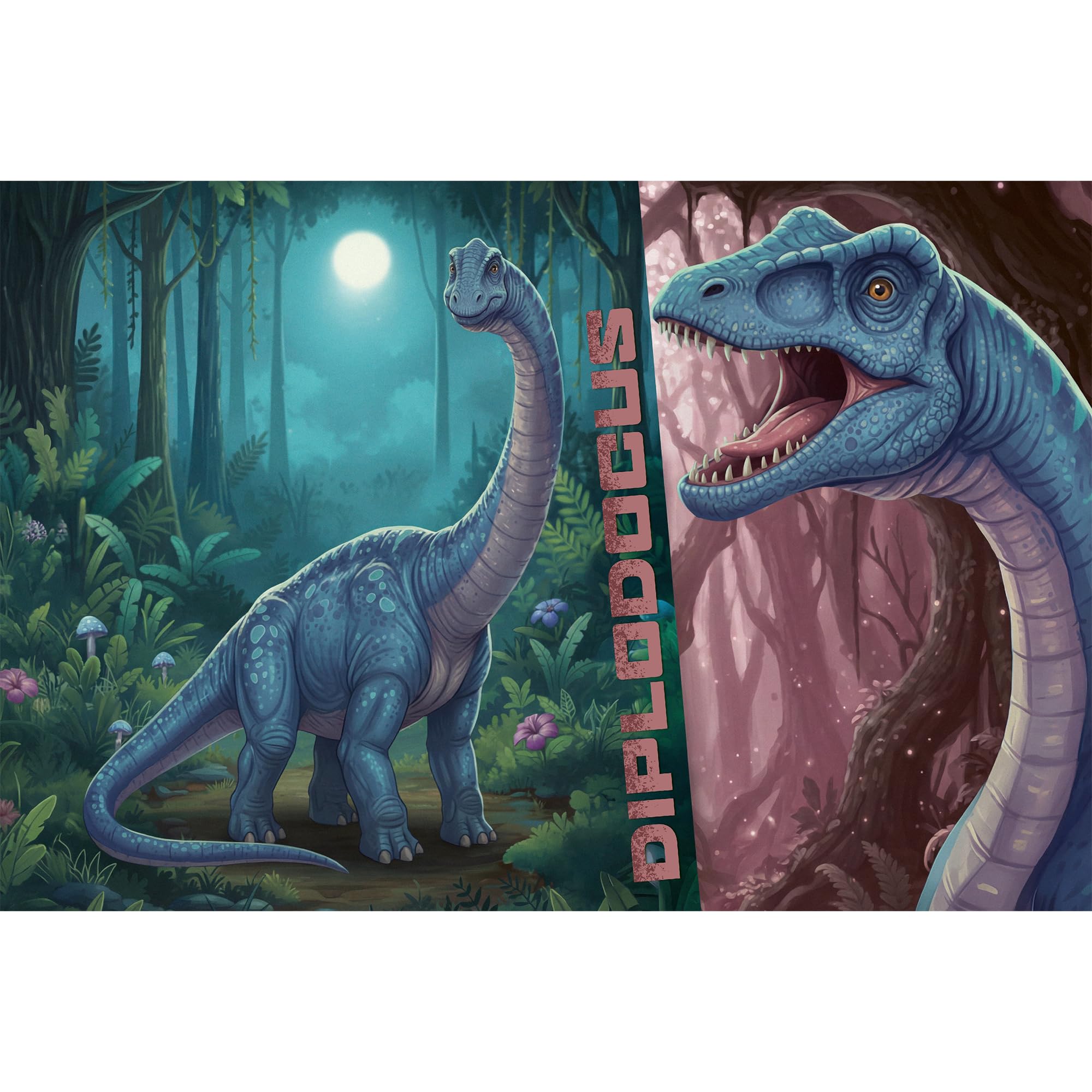 trefl-the-treflik-family-diplodocus-puzzle-100-pi-ces-5-ans image 2