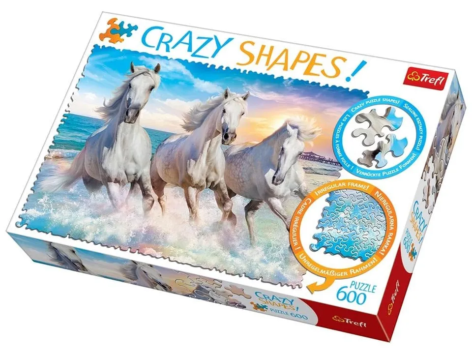 trefl-red-crazy-shapes-puzzle-600-pi-ces-chevaux image 1