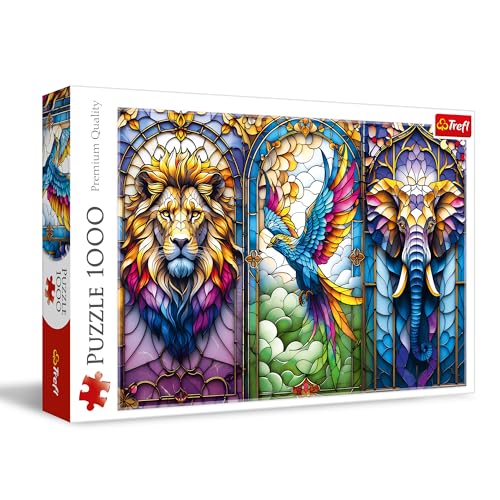 trefl-red-vitrail-animaux-puzzle-1000-pi-ces-exotiques image 8