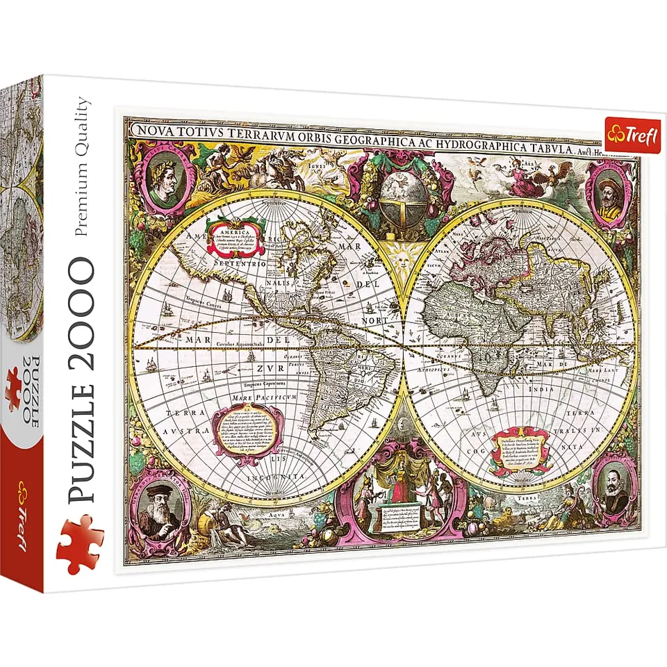 trefl-premium-plus-carte-de-la-terre-1630-puzzle-2000-pi-ces image 1
