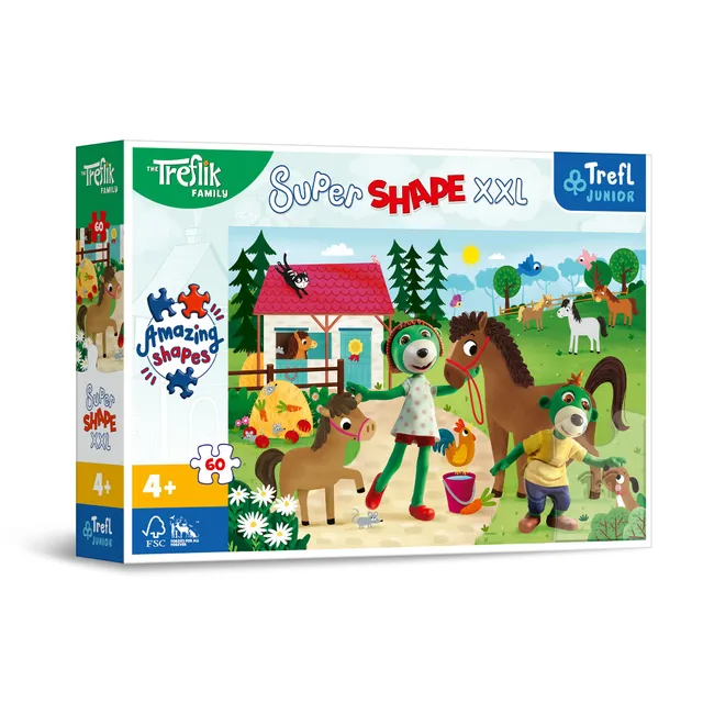 treflik-family-puzzle-60-xxl-super-shape-l-curie-4-ans image 1