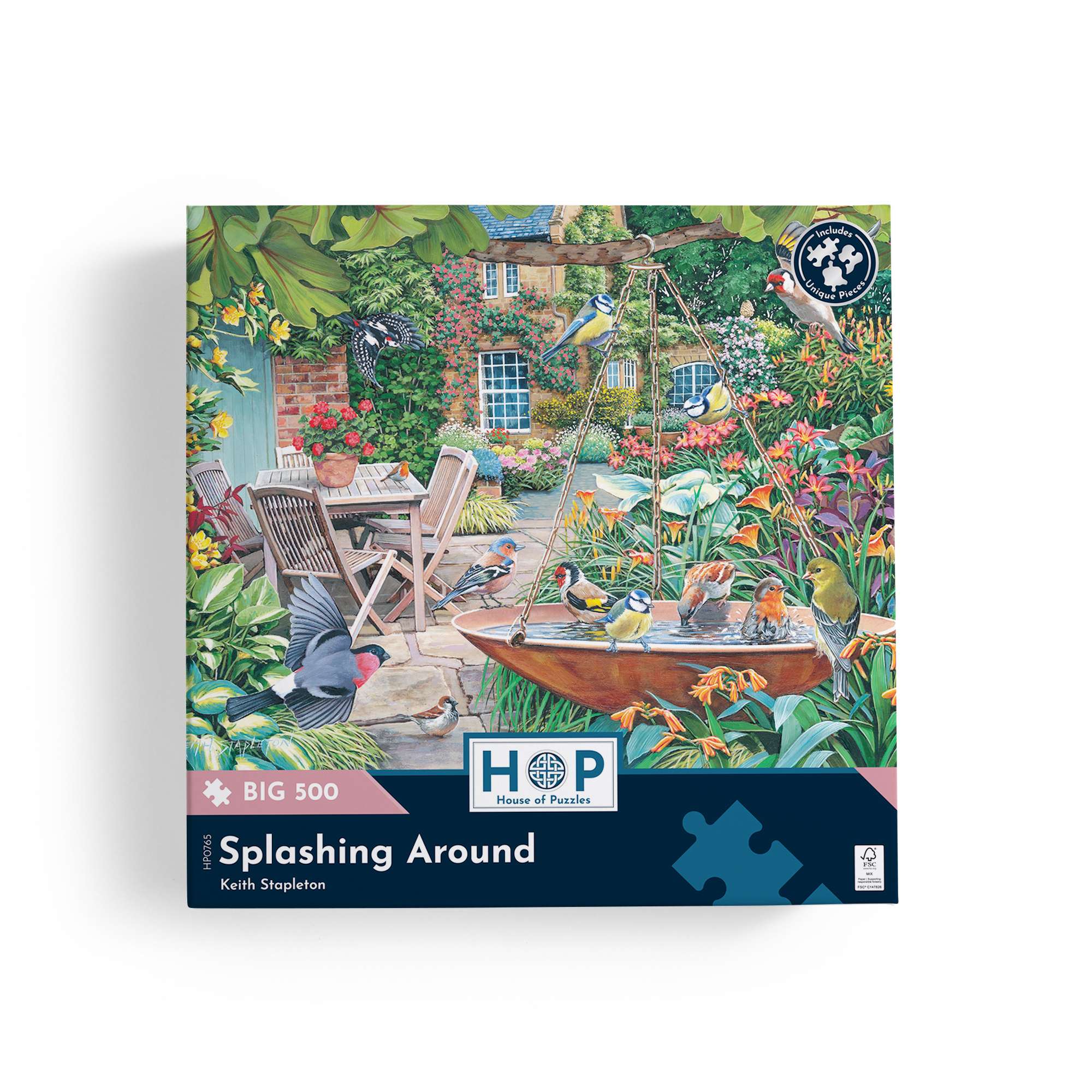house-of-puzzles-splashing-around-puzzle-big-500-pi-ces-oiseaux image 4