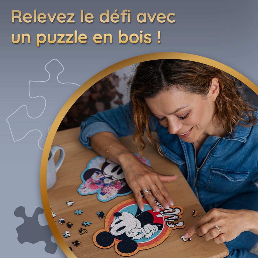trefl-wood-craft-minnie-mouse-elegante-puzzle-bois-160 image 6