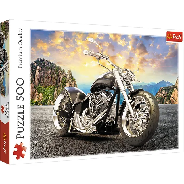 trefl-red-37384-moto-noire-puzzle-500-pi-ces-d-s-10-ans image 1