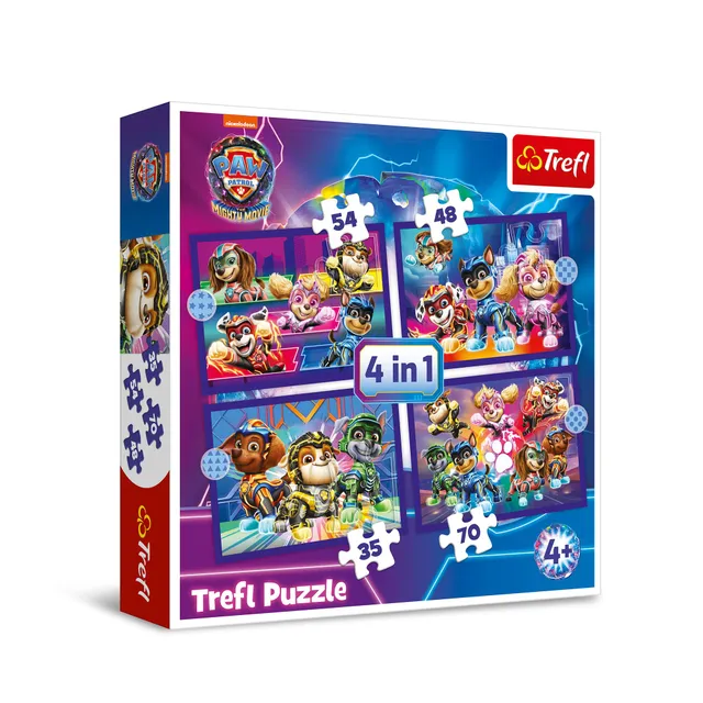 trefl-red-paw-patrol-mighty-movie-puzzle-4en1-35-70-pcs image 1