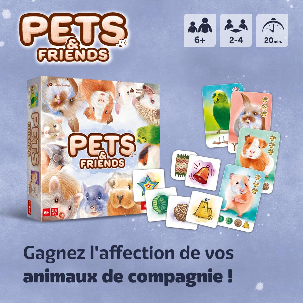 trefl-red-pets-friends-jeu-de-cartes-animaux-6-ans image 2