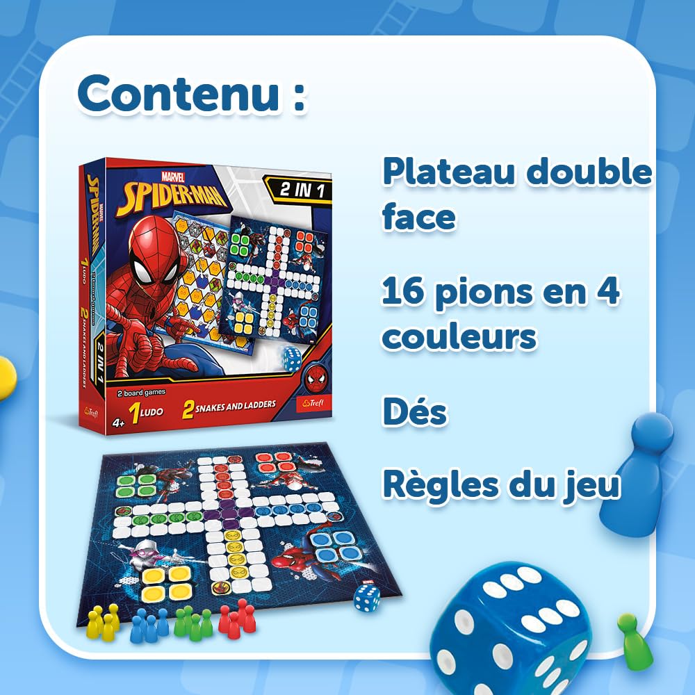 trefl-red-spider-man-jeu-2-en-1-ludo-4-ans image 5