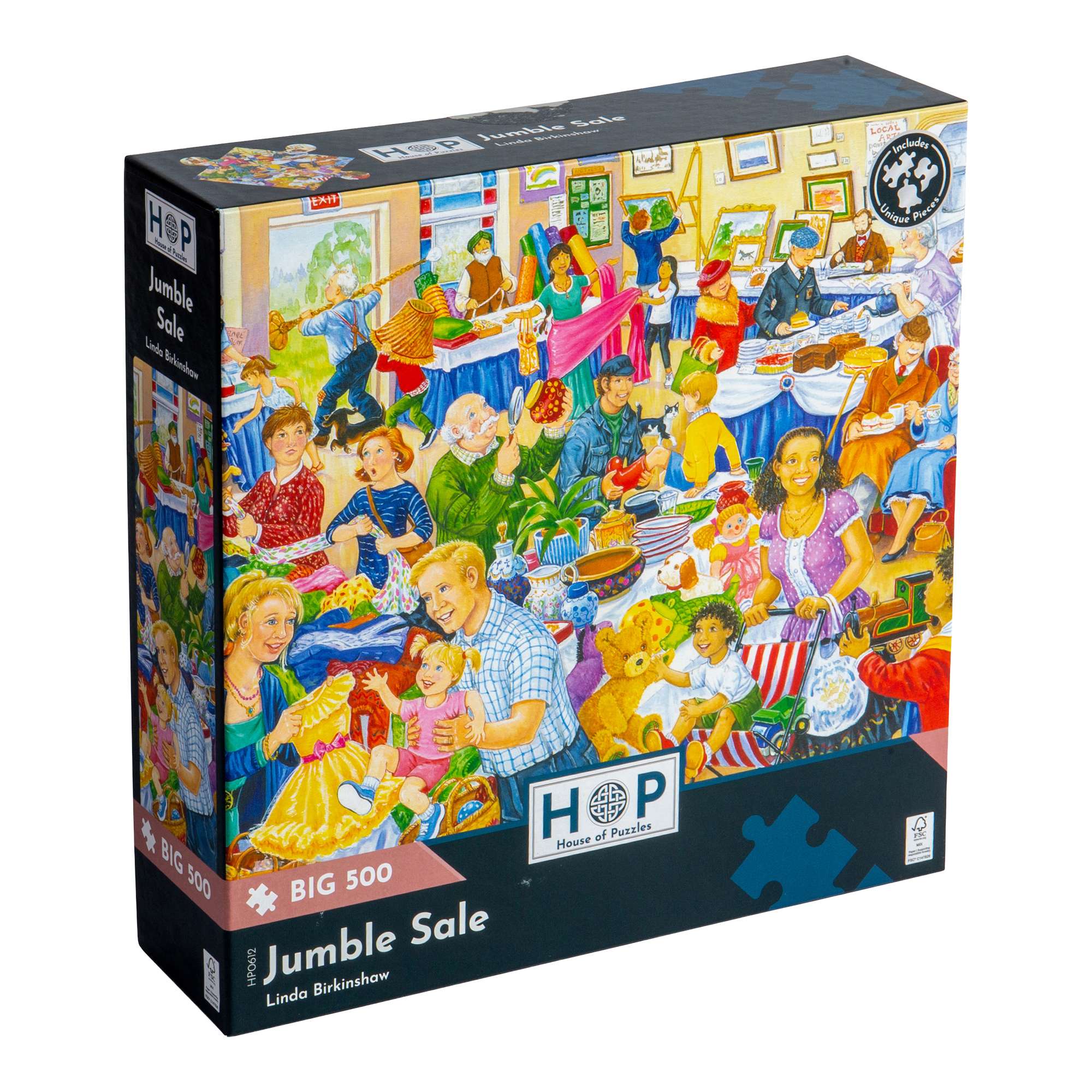 house-of-puzzles-big-500-jumble-sale-puzzle-500-pi-ces-grandes image 1
