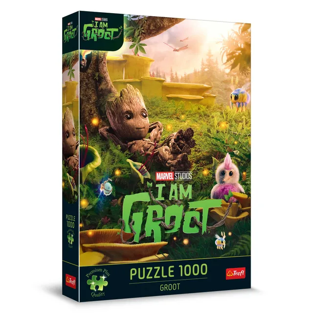 trefl-premium-plus-groot-puzzle-1000-pi-ces-marvel-galaxie image 1