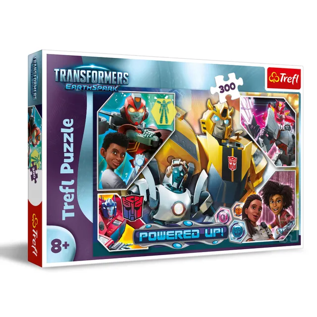 trefl-red-transformers-earthspark-puzzle-300-pi-ces-8-ans image 1
