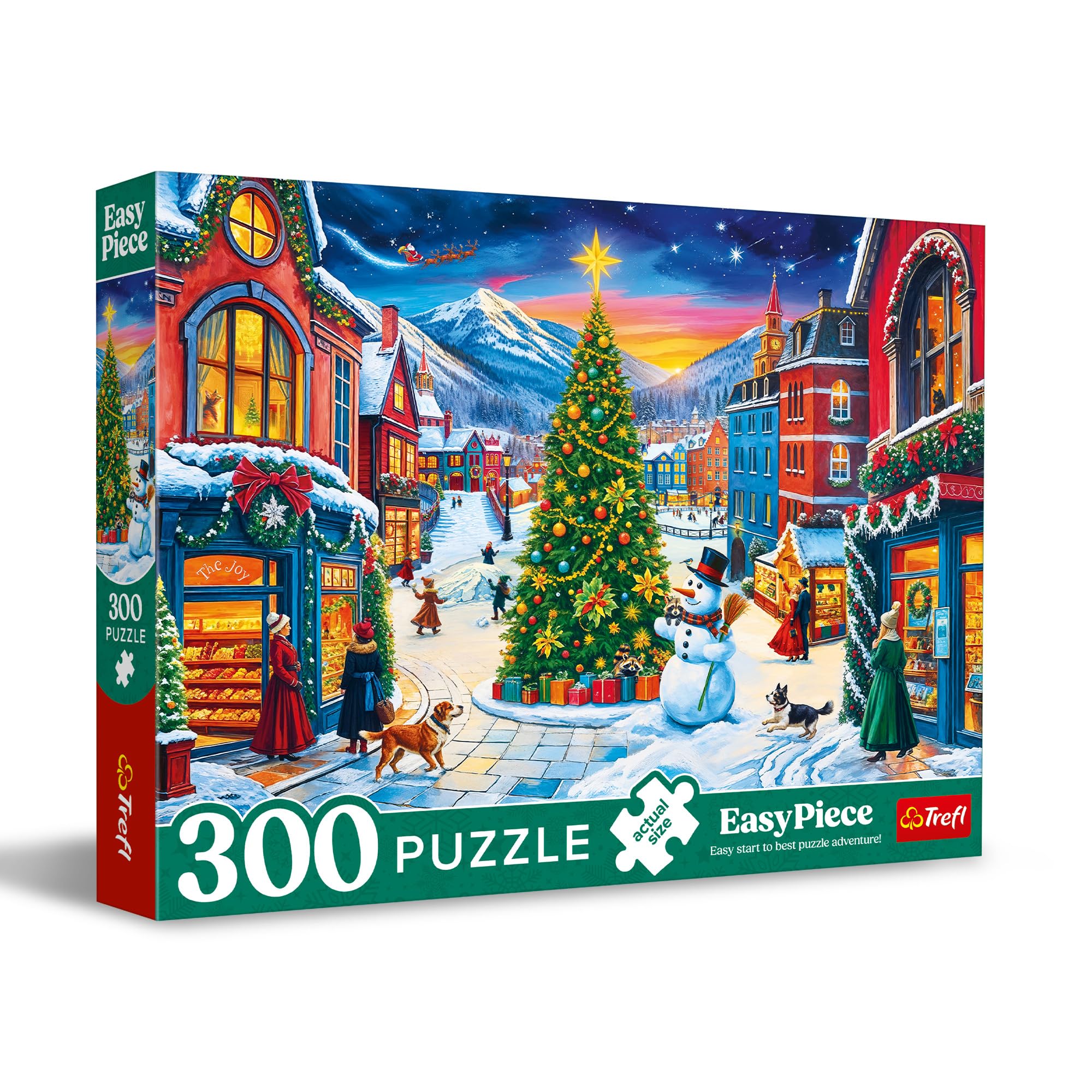 trefl-red-23104-puzzle-300-pi-ces-village-de-no-l image 1