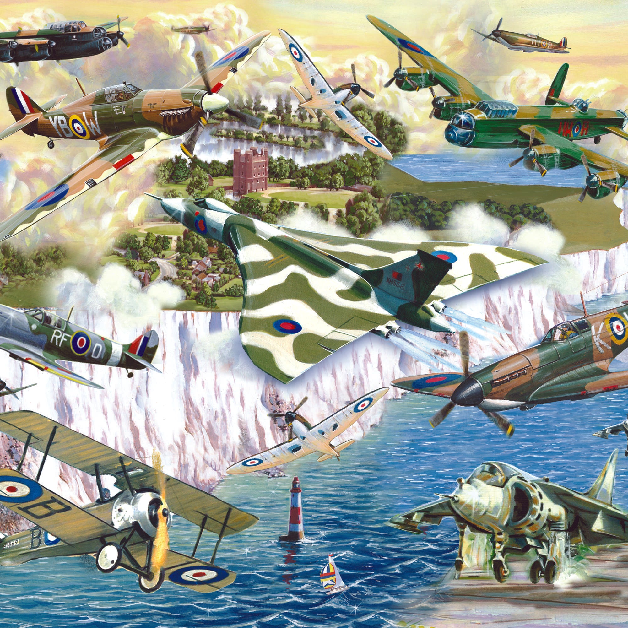 house-of-puzzles-legends-of-the-skies-puzzle-500-pi-ces-avions image 3