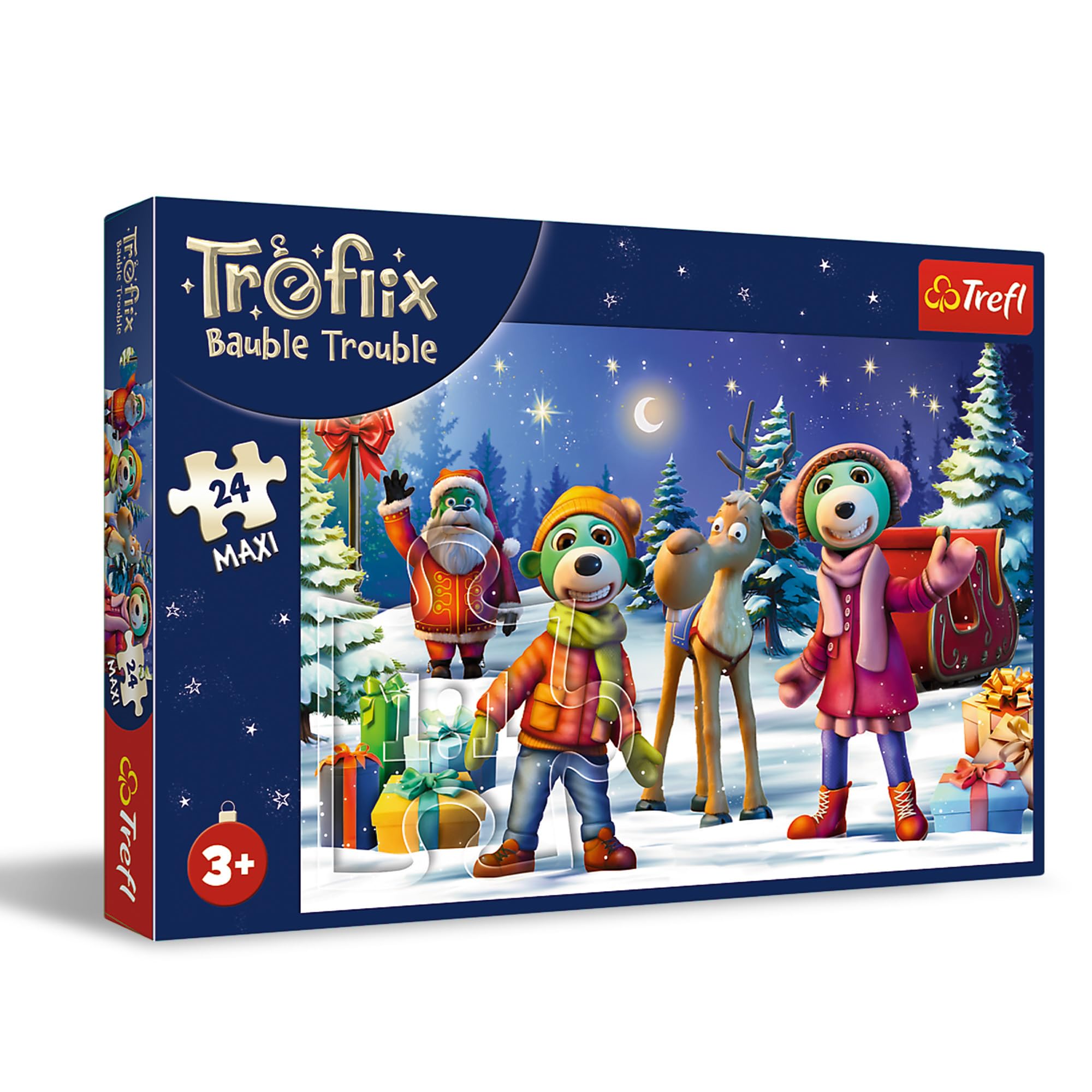 the-treflik-family-bonhomme-de-neige-puzzle-24-pi-ces-maxi-3-ans image 1