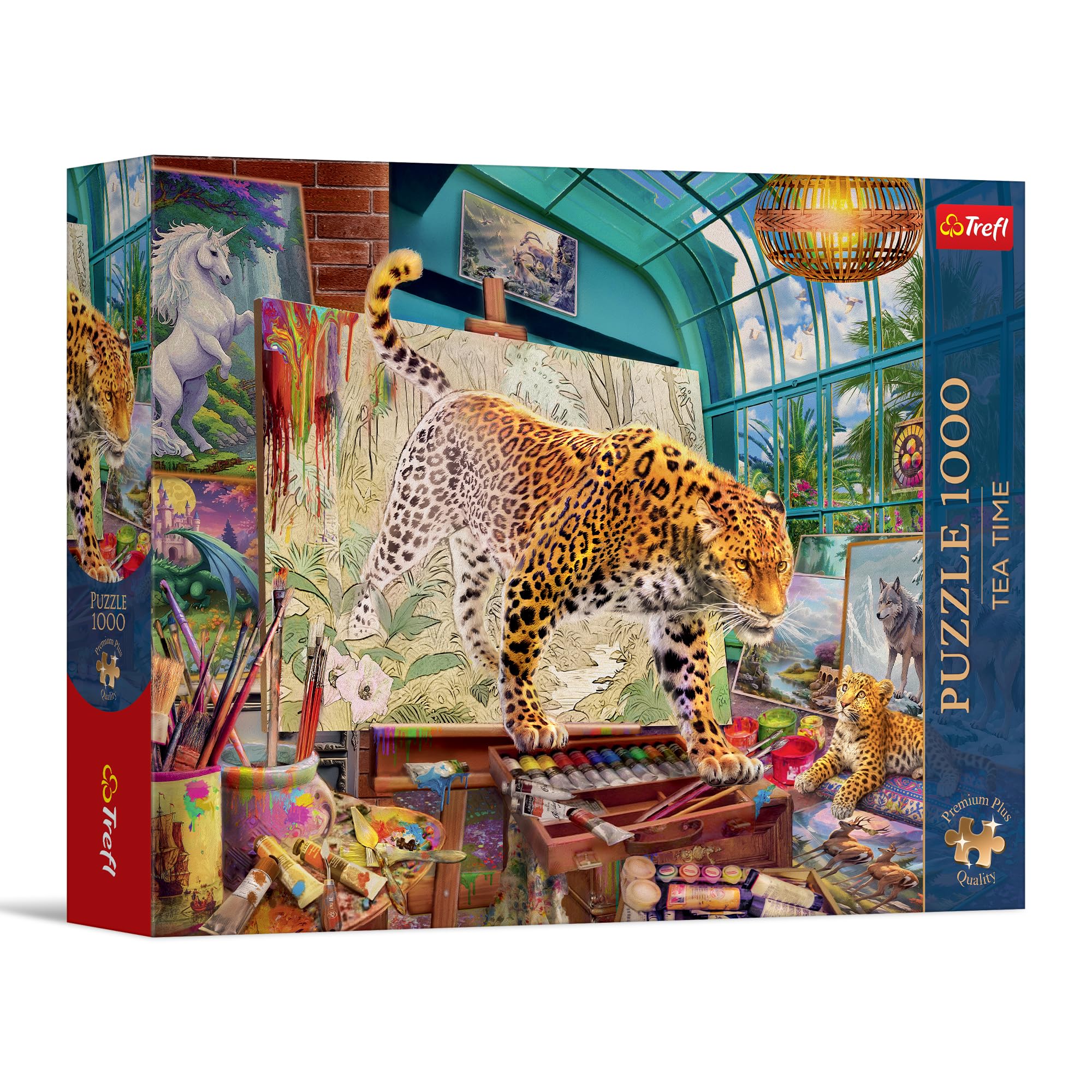 trefl-premium-plus-tea-time-puzzle-1000-pi-ces-l-opards image 1