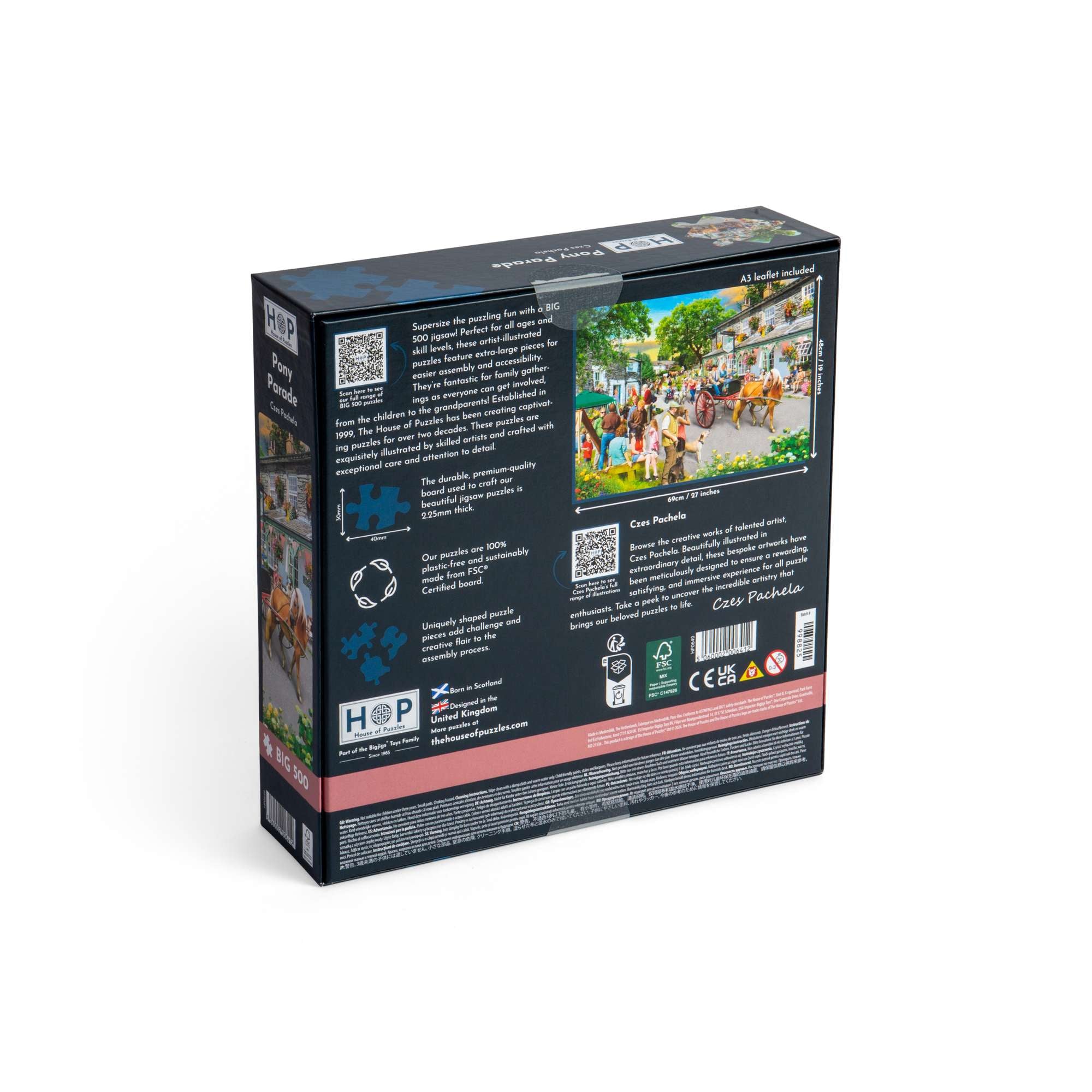 house-of-puzzles-big-500-pony-parade-puzzle-500-pi-ces-poneys image 3