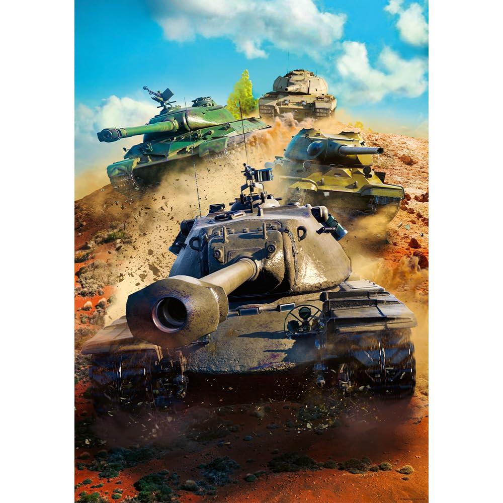 trefl-red-world-of-tanks-puzzle-1000-pi-ces-14-ans image 2